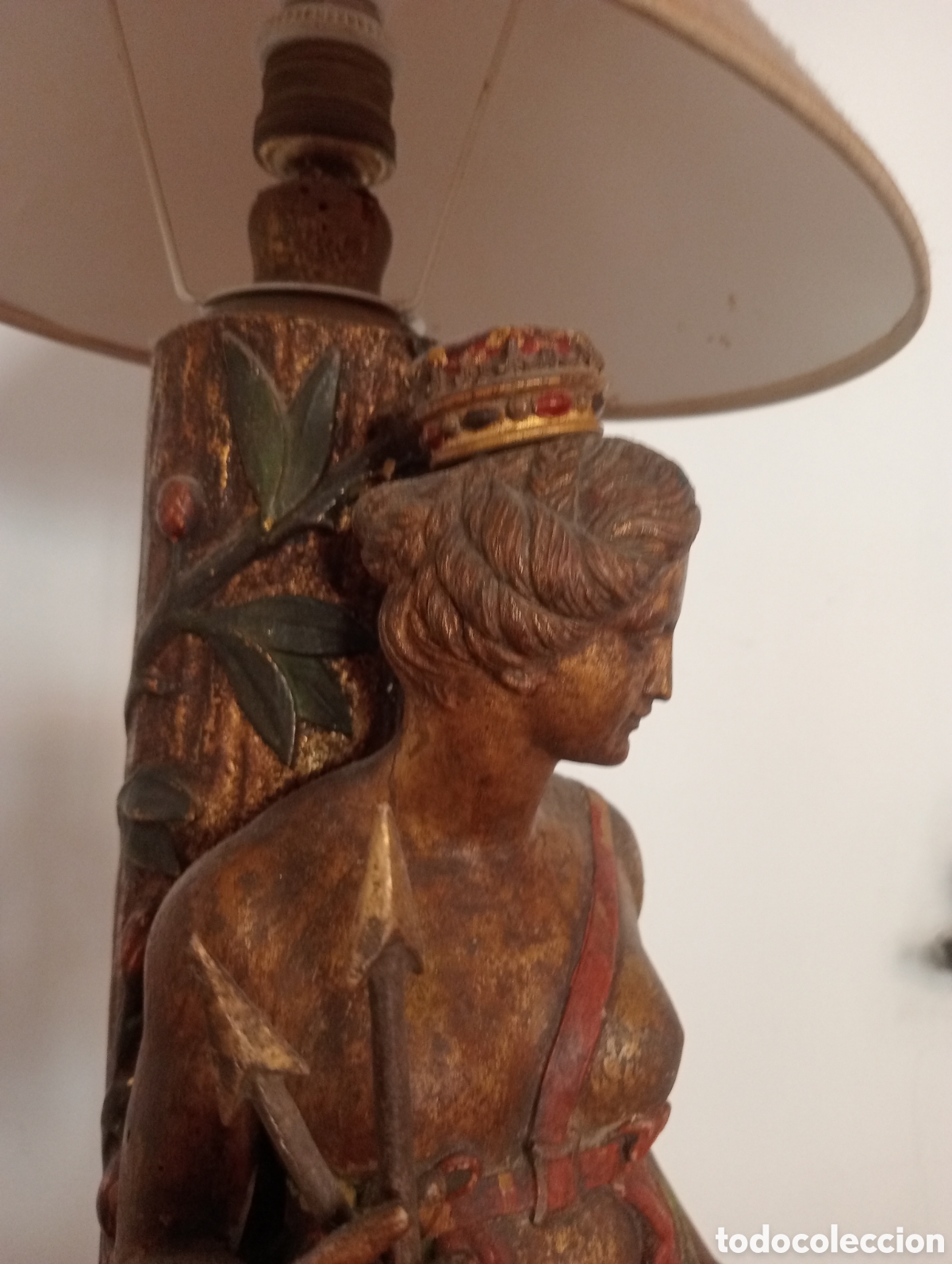 Antig&uuml;edades: Lampara Diana cazadora - Foto 4