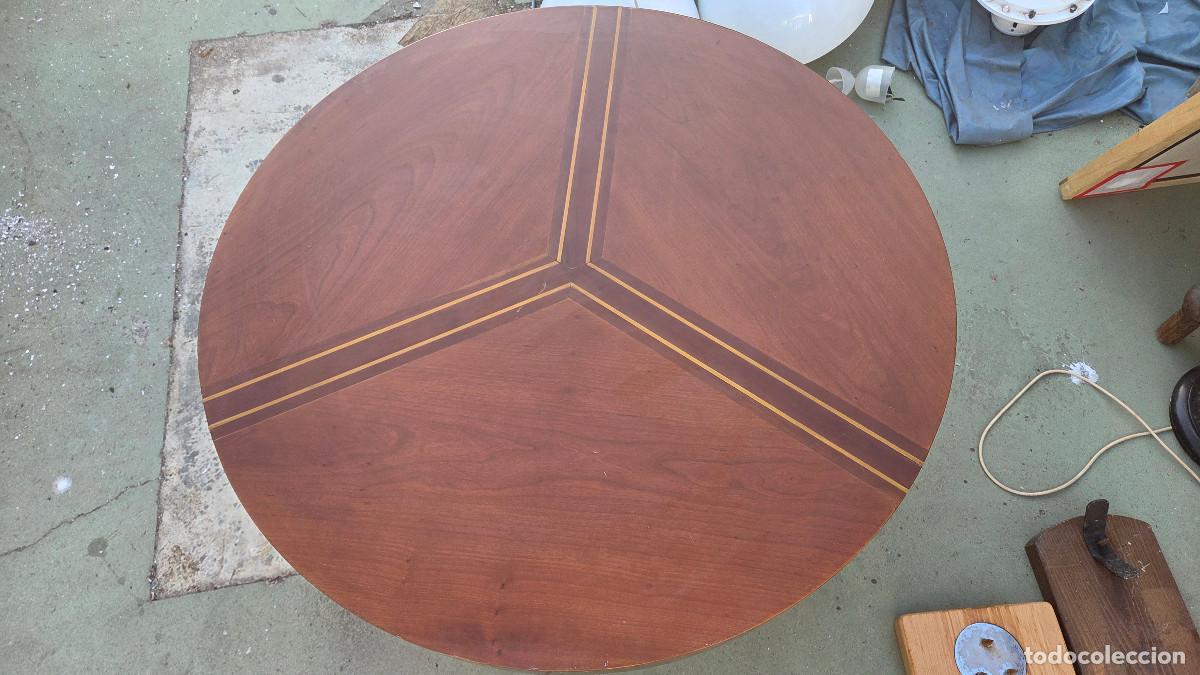 Antig&uuml;edades: mesa de centro madera vintage - Foto 4