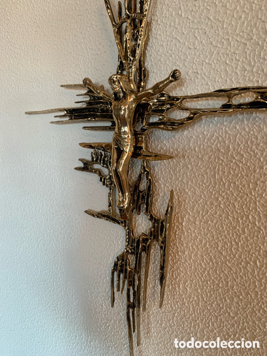 Antig&uuml;edades: crucifijo de bronce &ndash; 50 cm - Foto 2