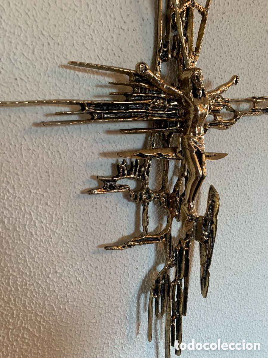 Antig&uuml;edades: crucifijo de bronce &ndash; 50 cm - Foto 3