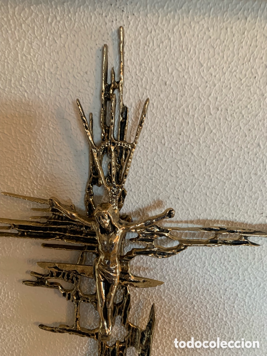 Antig&uuml;edades: crucifijo de bronce &ndash; 50 cm - Foto 5
