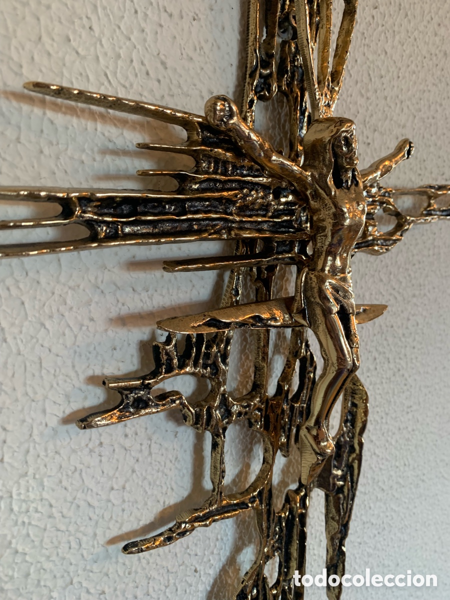 Antig&uuml;edades: crucifijo de bronce &ndash; 50 cm - Foto 8