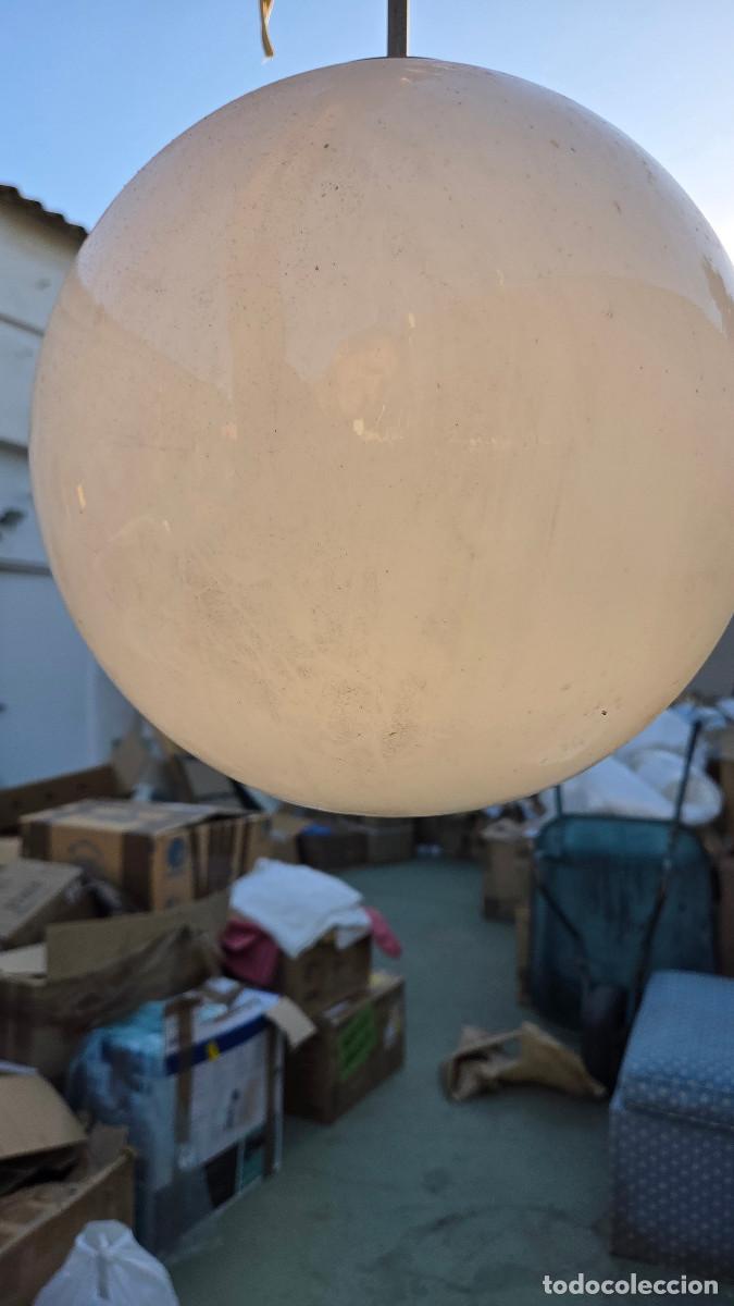 Antig&uuml;edades: lampara globo de cristal - Foto 4