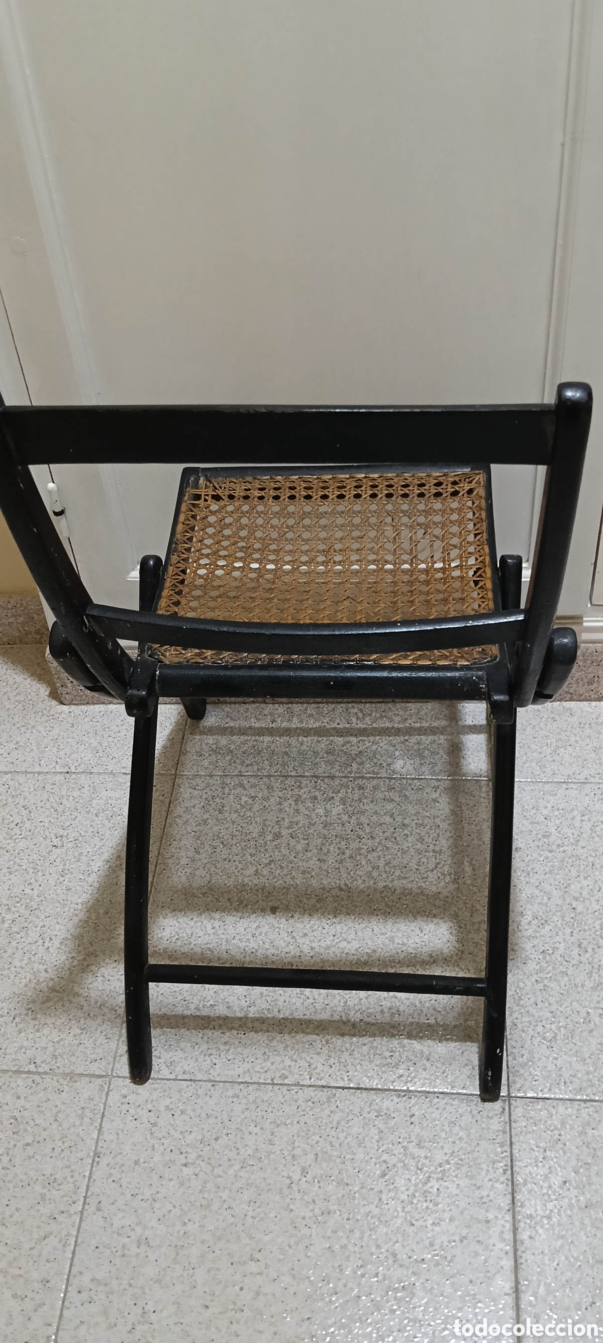 Antig&uuml;edades: Peque&ntilde;a silla-rejilla - Foto 4