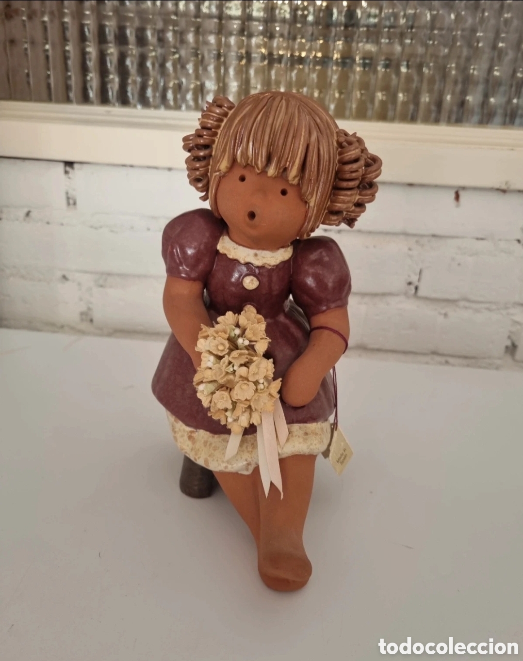 Antig&uuml;edades: Figura Cer&aacute;mica Jan&eacute;