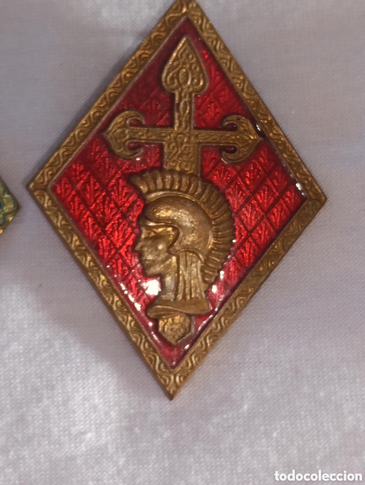 Antig&uuml;edades: Lote de 5 rombos del ejercito espa&ntilde;ol, militar vintage
