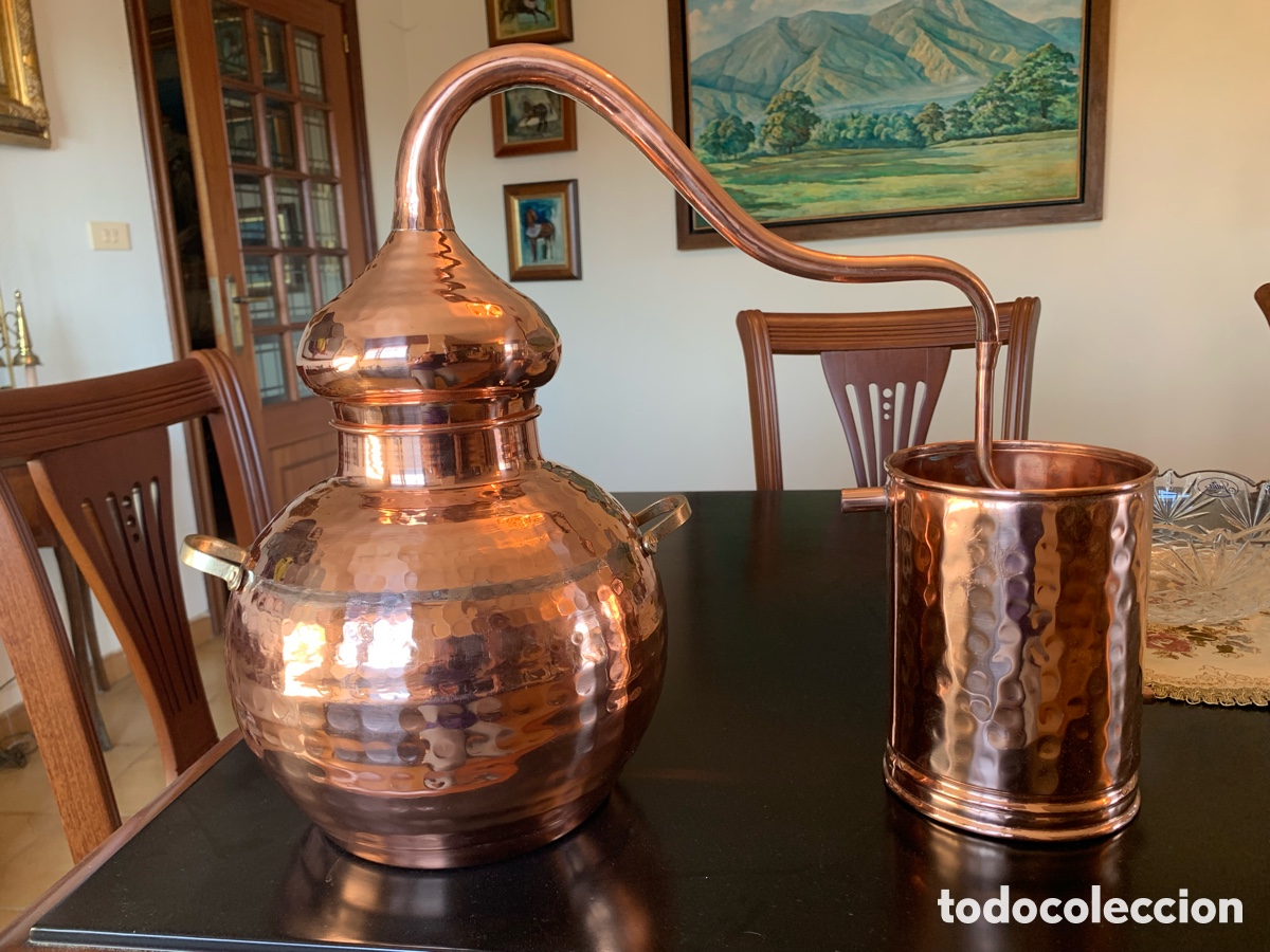 Antig&uuml;edades: Alambique de Cobre 5L Tradicional - Foto 2