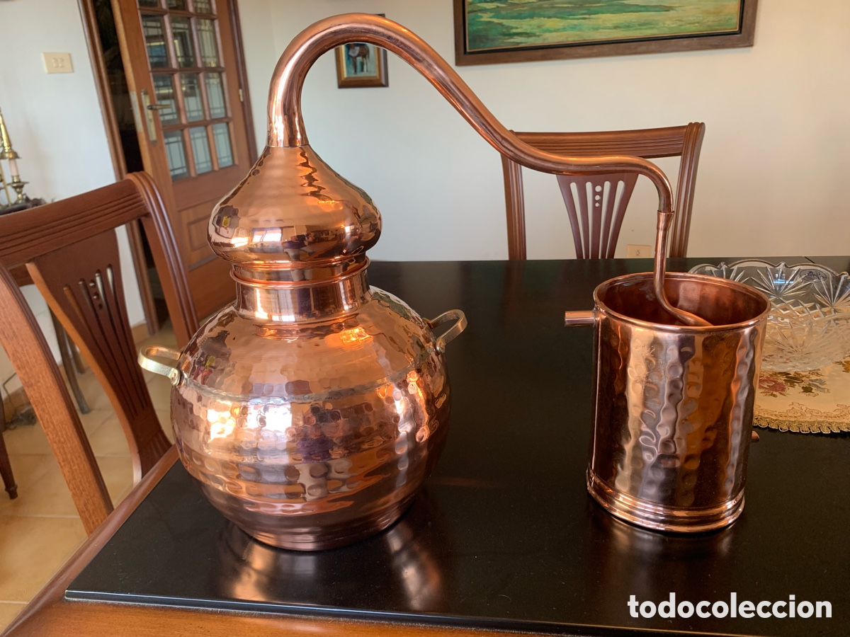 Antig&uuml;edades: Alambique de Cobre 5L Tradicional - Foto 3