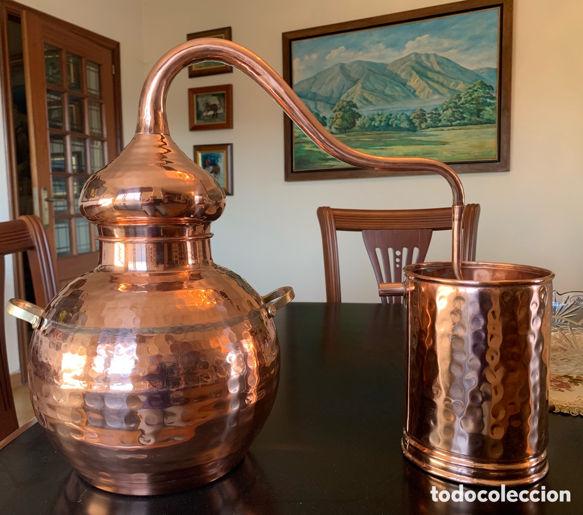 Antig&uuml;edades: Alambique de Cobre 5L Tradicional - Foto 4