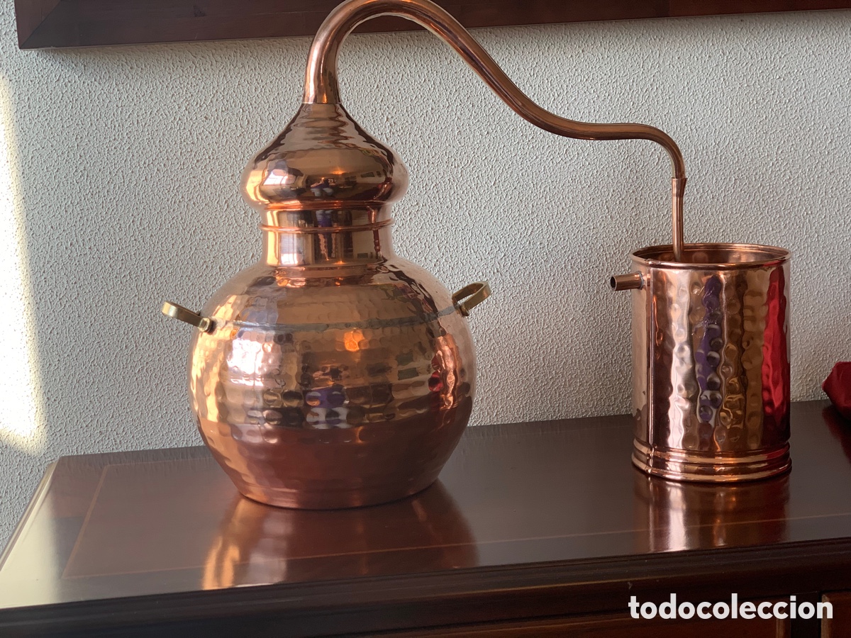 Antig&uuml;edades: Alambique de Cobre 5L Tradicional - Foto 5