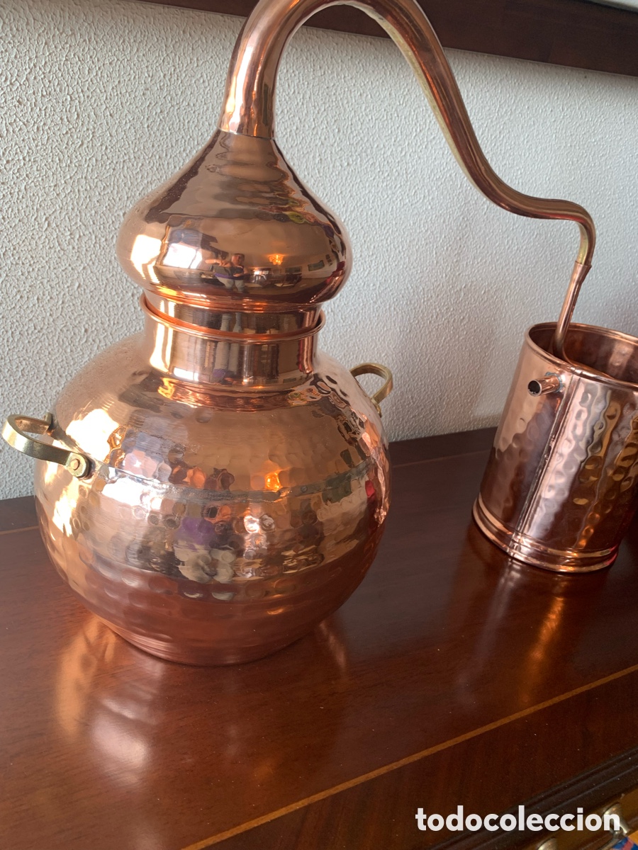 Antig&uuml;edades: Alambique de Cobre 5L Tradicional - Foto 8