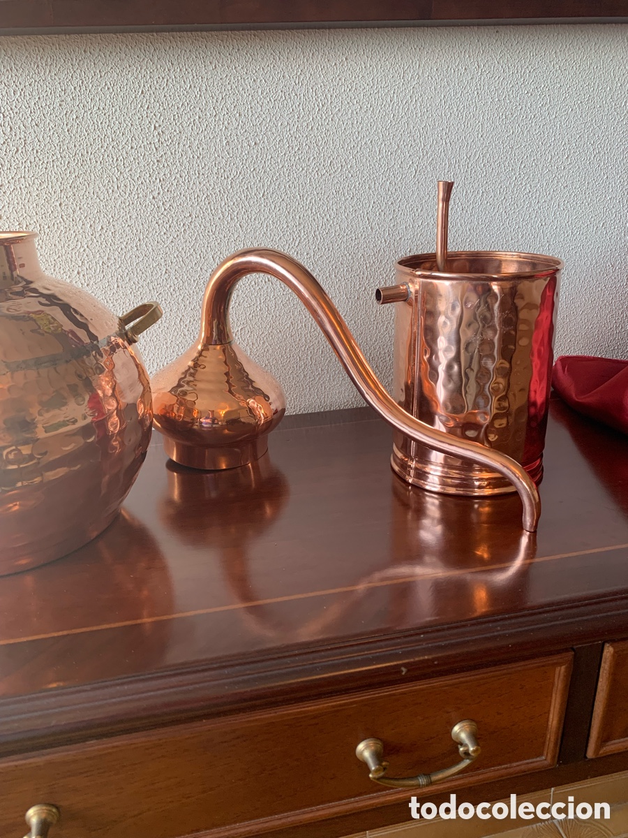 Antig&uuml;edades: Alambique de Cobre 5L Tradicional - Foto 11