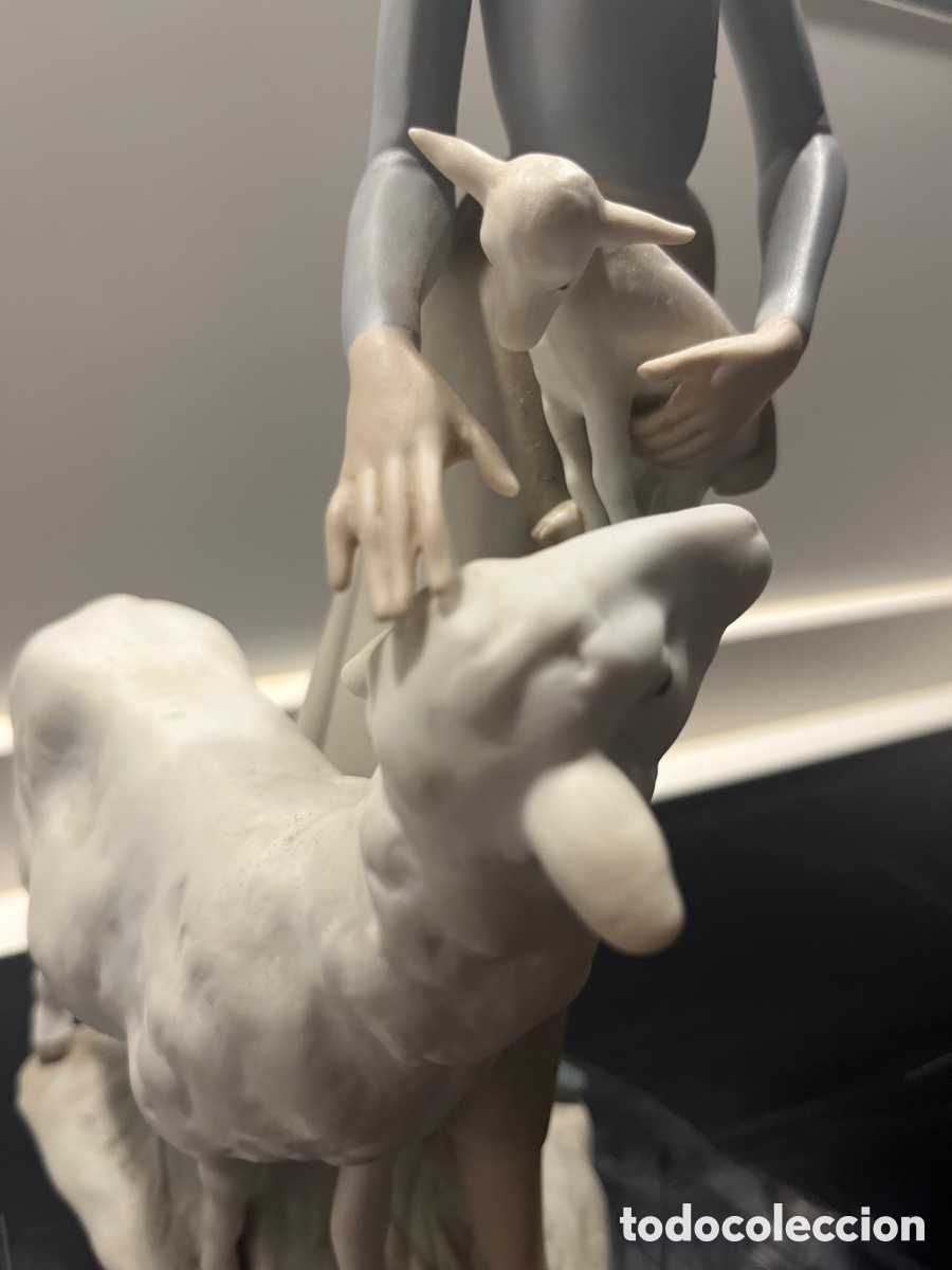 Antig&uuml;edades: PASTORA PORCELANA LLADR&Oacute; 31 Cms - Foto 3