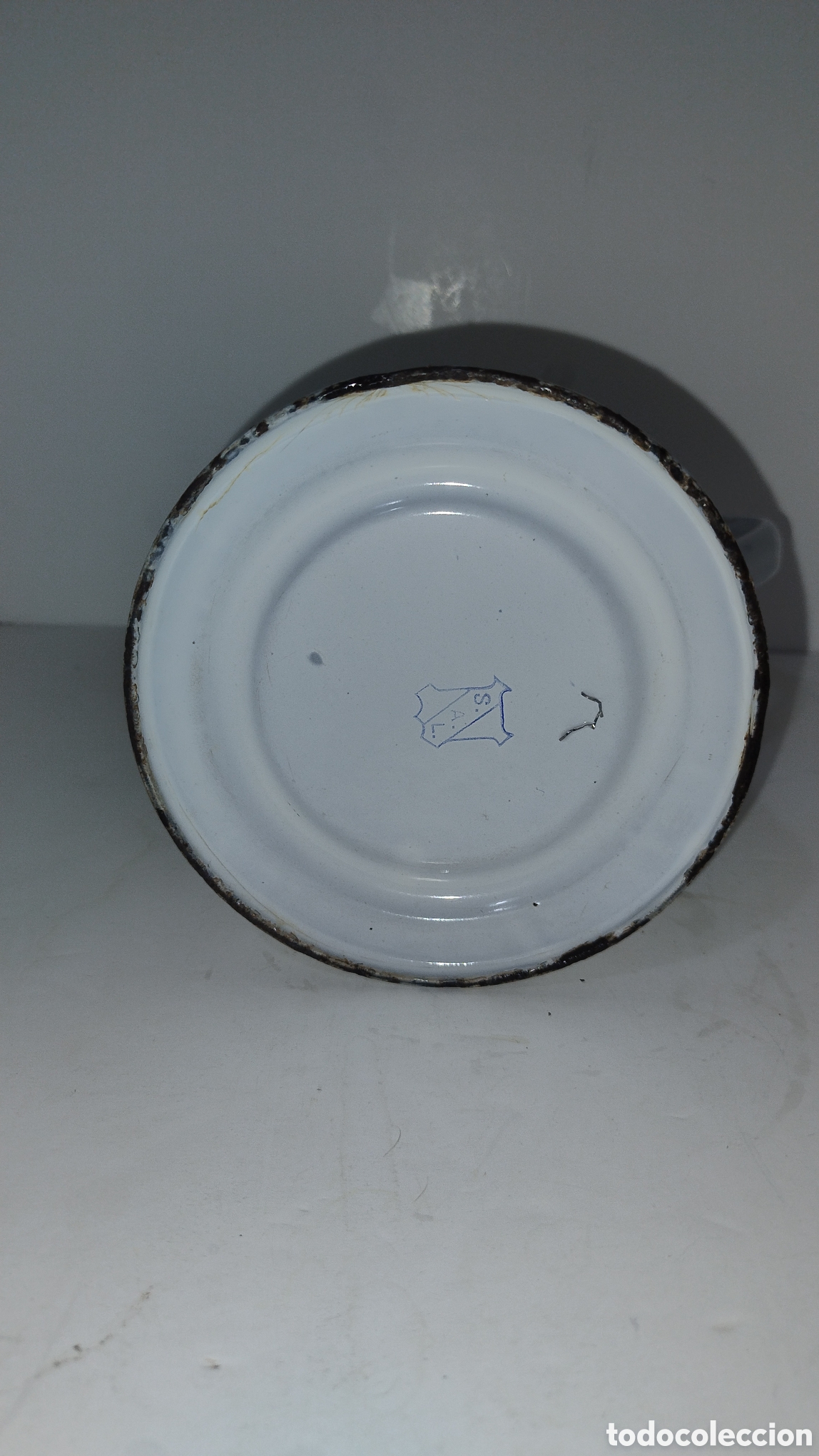 Antig&uuml;edades: Cafetera de hierros matado en blanco - Foto 6