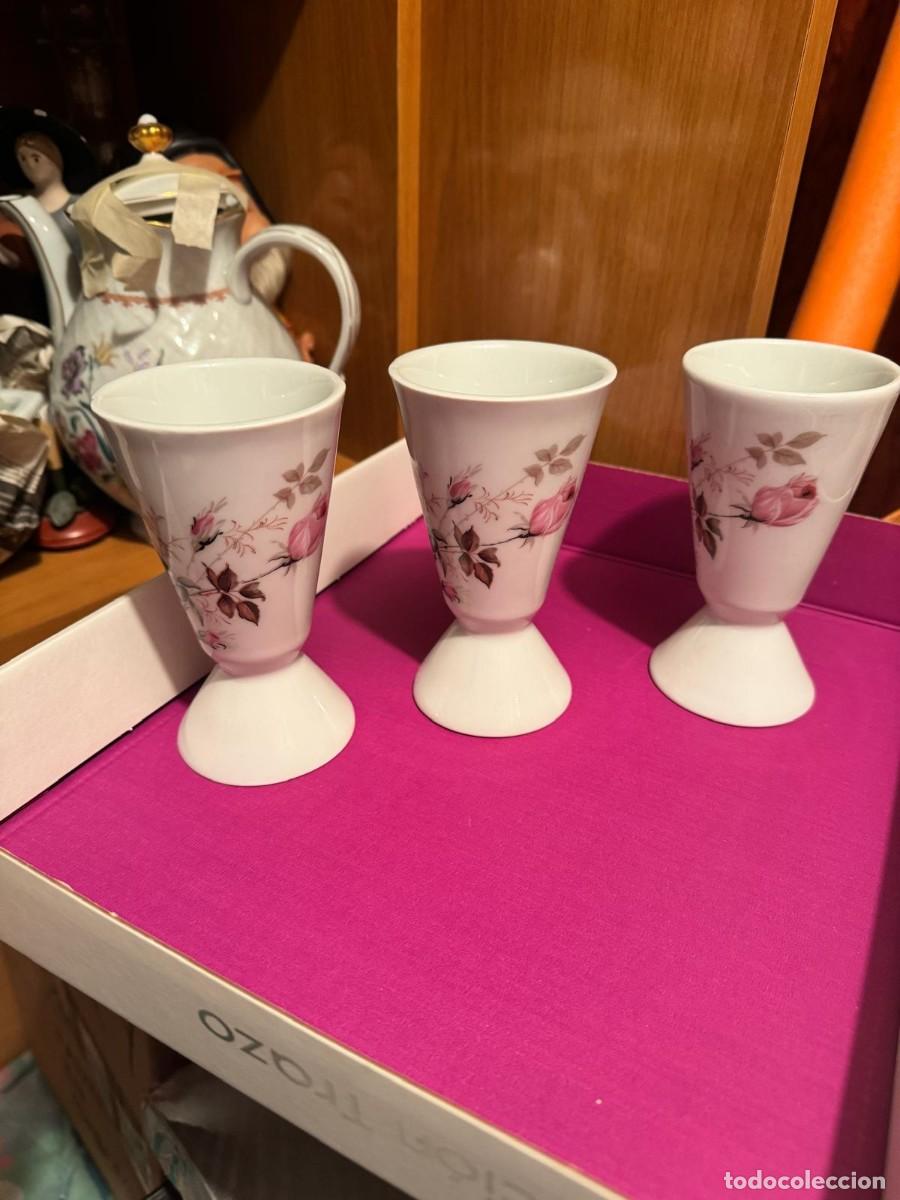 Antig&uuml;edades: Vasos de cer&aacute;mica de Limoges