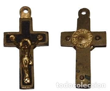 Antig&uuml;edades: CRUZ PECTORAL SOUVENIR DEL SANTUARIO DE NUESTRA SE&Ntilde;ORA DE MONTLIGEON FRANCIA