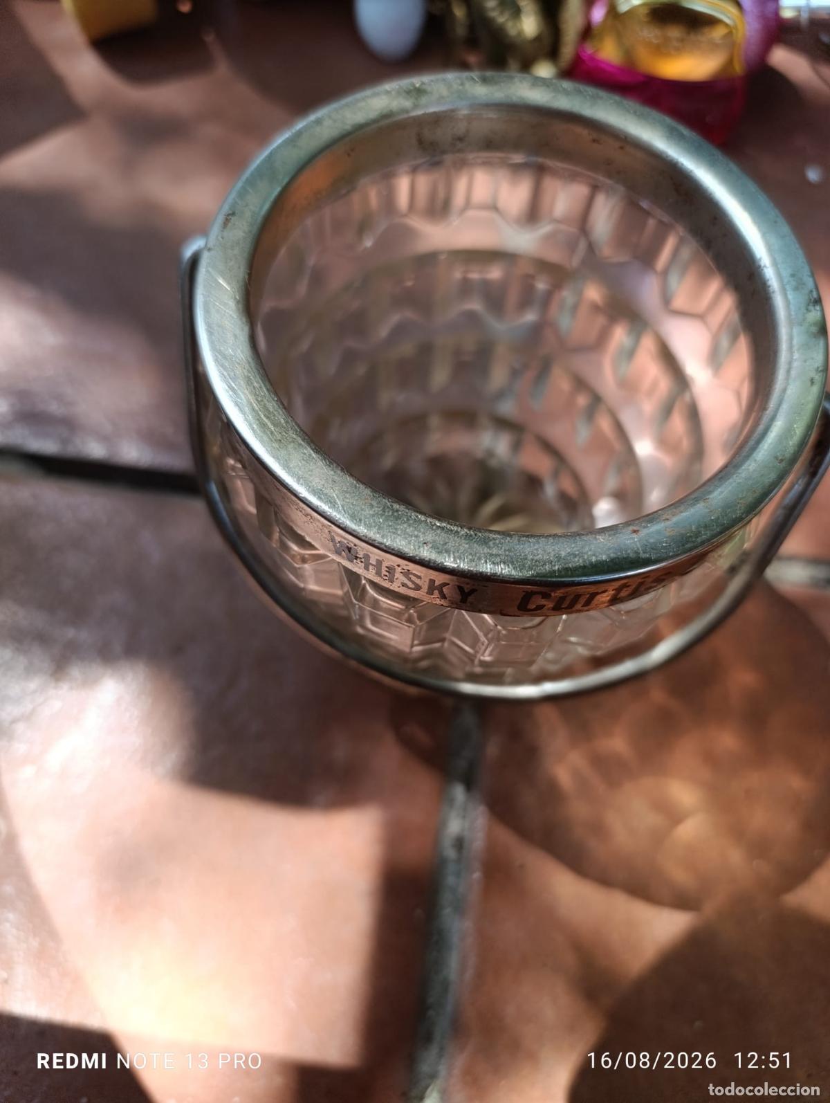 Antig&uuml;edades: CRISTAL TALLADO WHISKY CURTIS. - Foto 2
