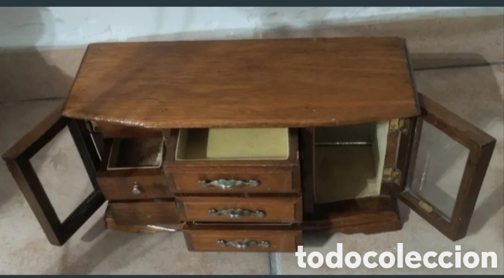 Antig&uuml;edades: Muebles joyero vintage madera - Foto 2