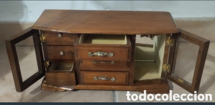 Antig&uuml;edades: Muebles joyero vintage madera - Foto 3