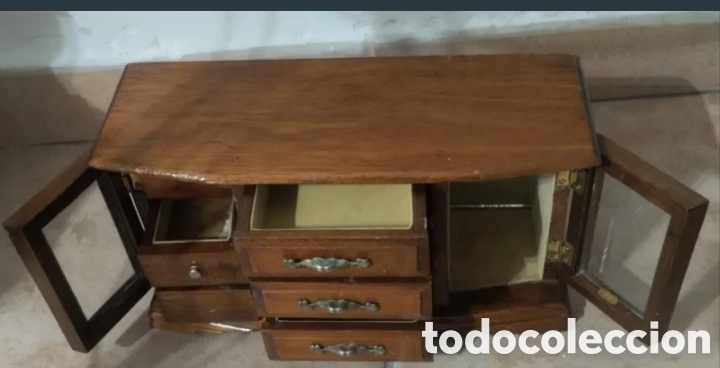 Antig&uuml;edades: Muebles joyero vintage madera