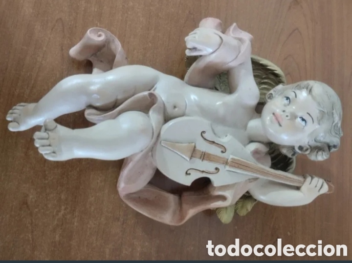 Antig&uuml;edades: Pareja &aacute;ngeles decorativos - Foto 3