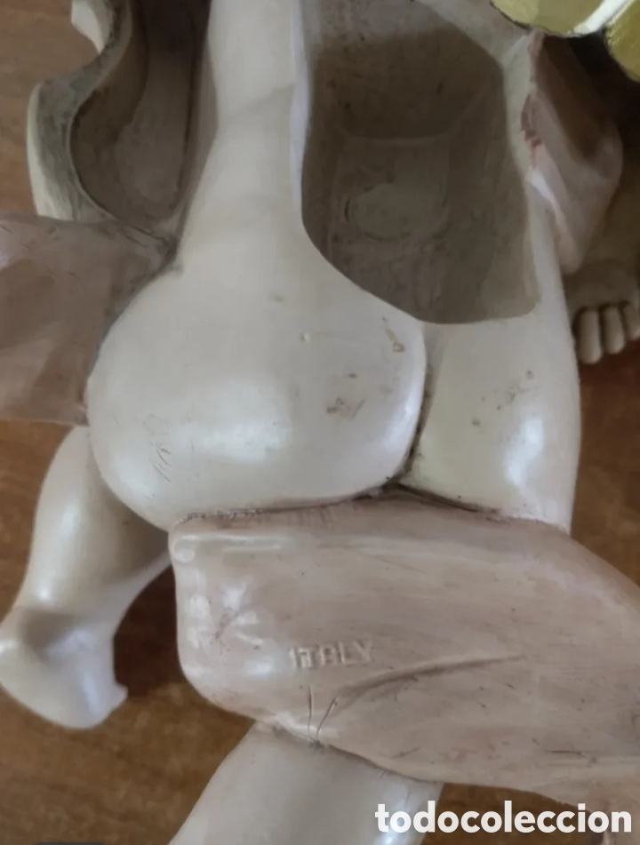 Antig&uuml;edades: Pareja &aacute;ngeles decorativos - Foto 6