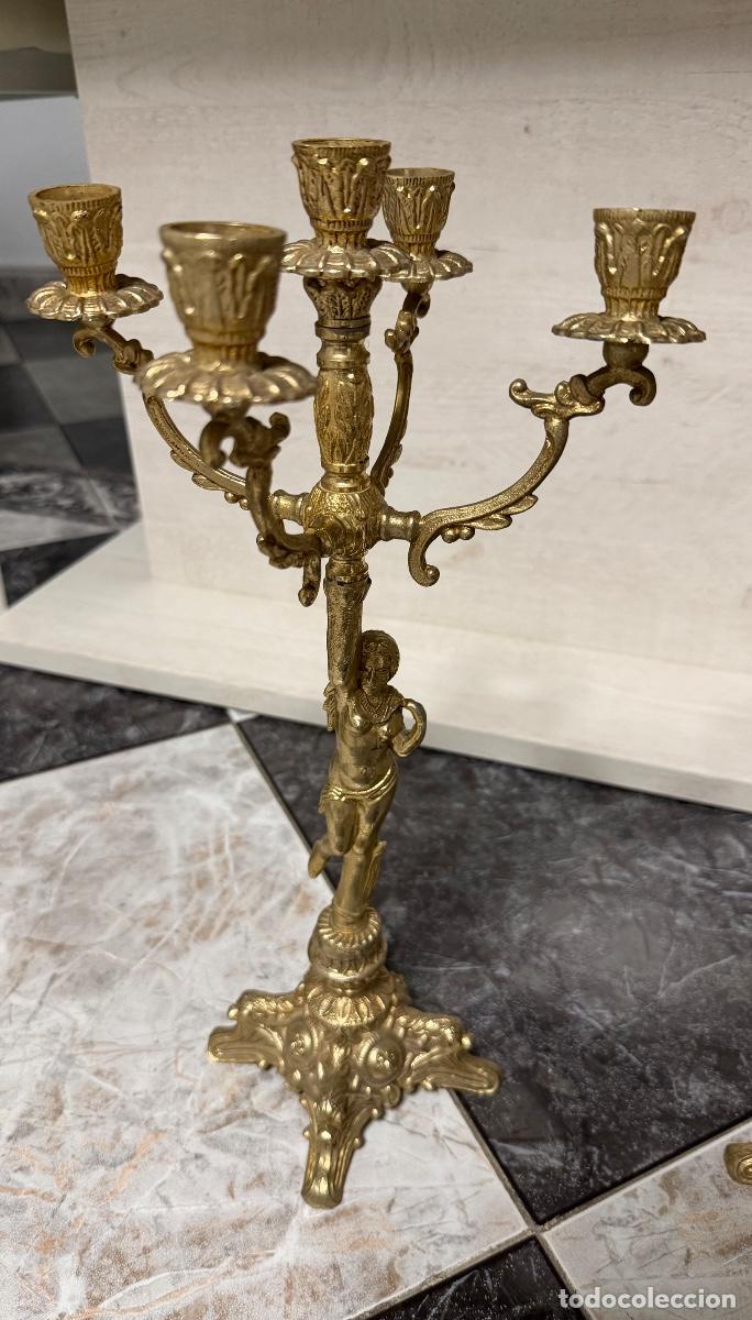 Antig&uuml;edades: Juego de Candelabros