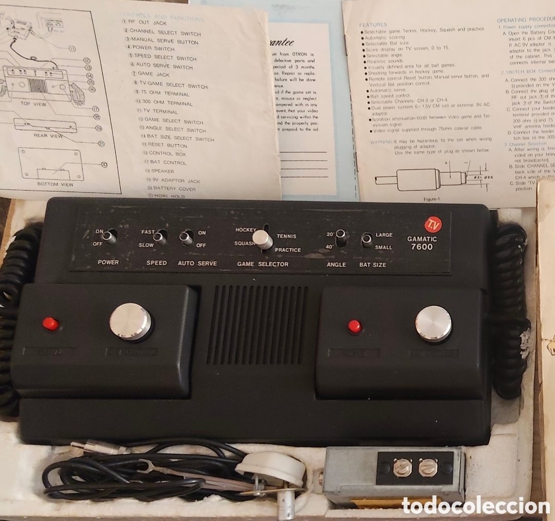 Antig&uuml;edades: CONSOLA GAMATIC 7600 - Foto 3