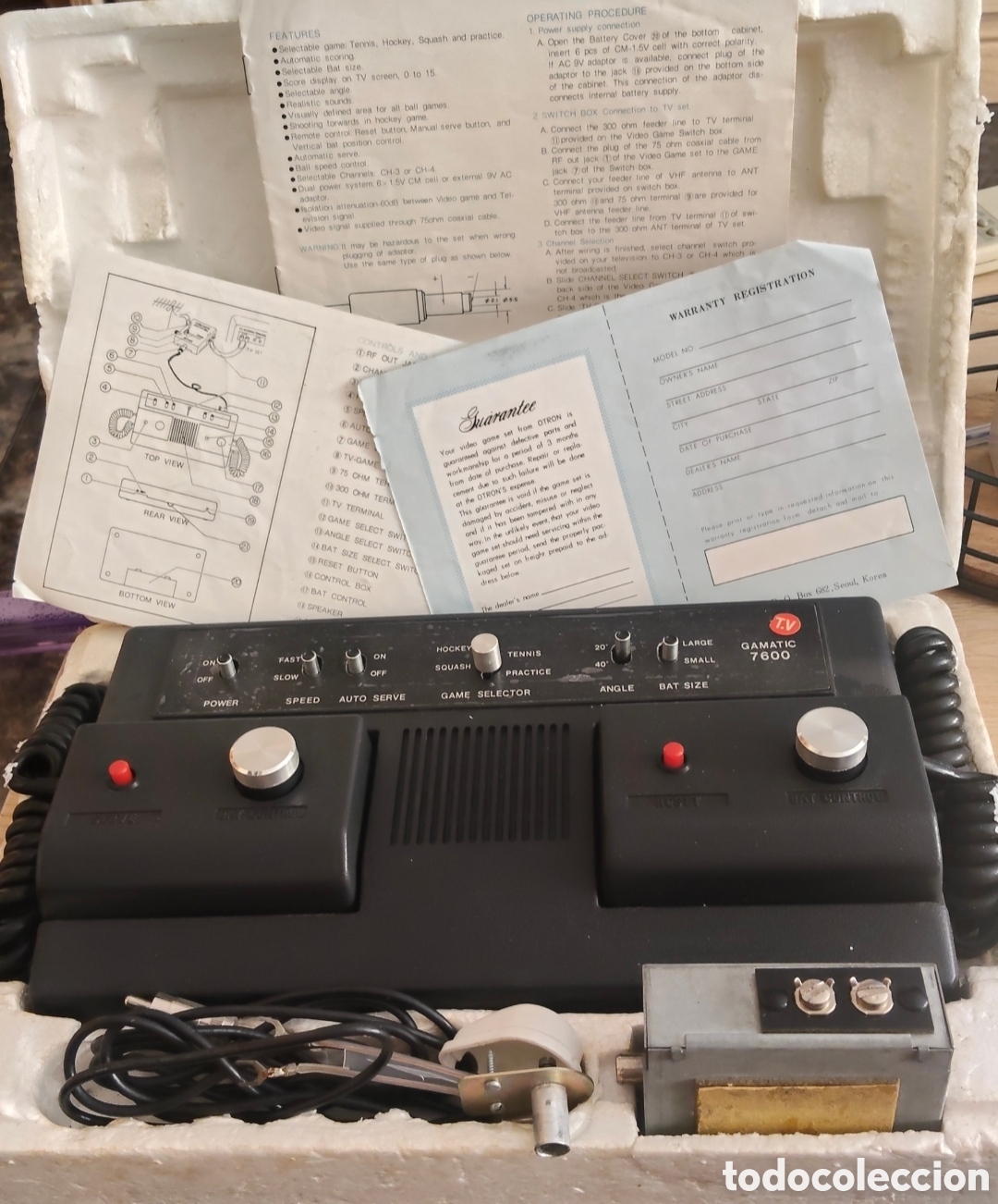 Antig&uuml;edades: CONSOLA GAMATIC 7600 - Foto 2