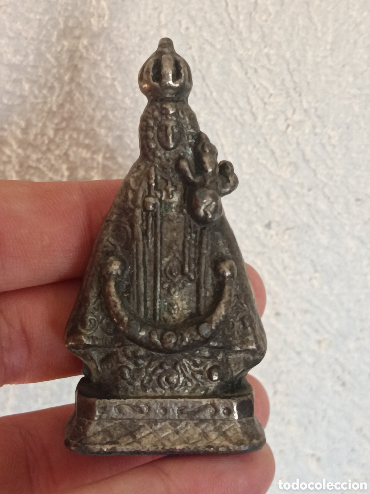 Antiques: FIGURA PRECIOSA DE LA VIRGEN DE LA FUENSANTA MURCIA EN MINIATURA 7 cm ALTURA