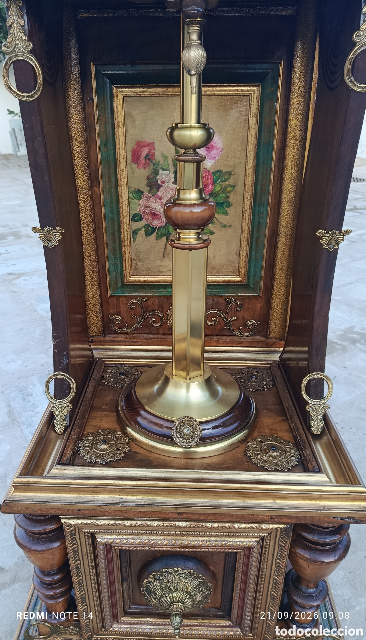 Antig&uuml;edades: Atril imperial de madera,metal y bronce - Foto 3