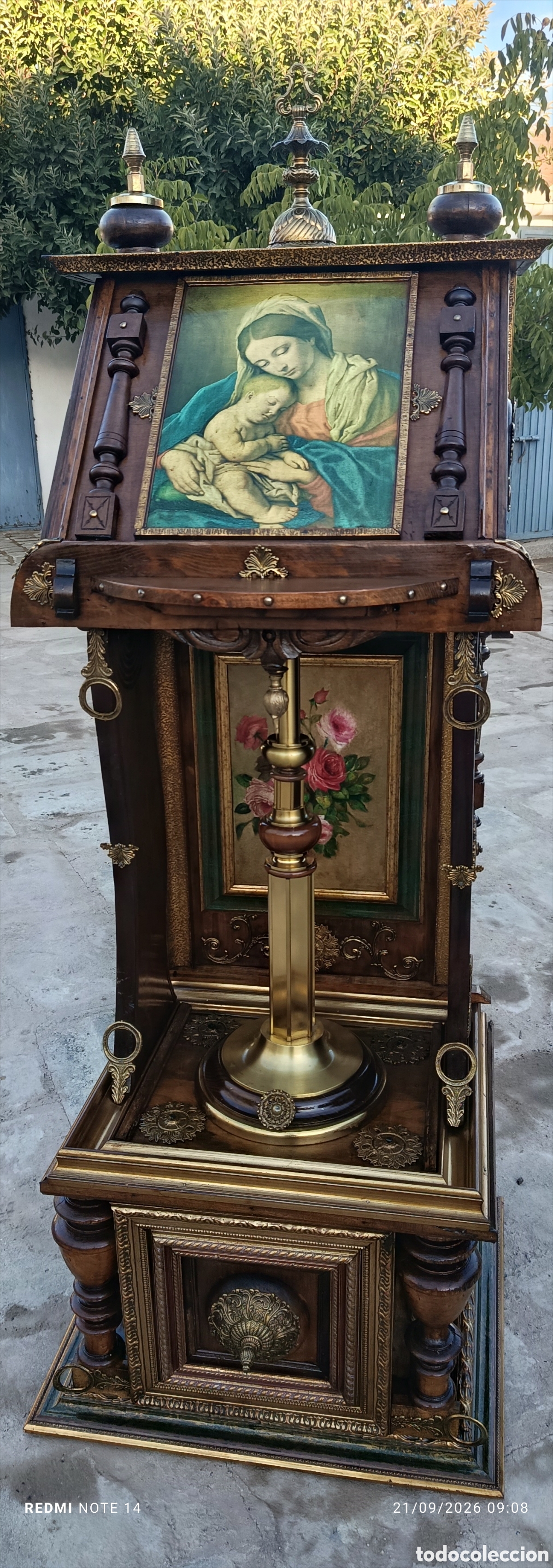 Antig&uuml;edades: Atril imperial de madera,metal y bronce - Foto 7