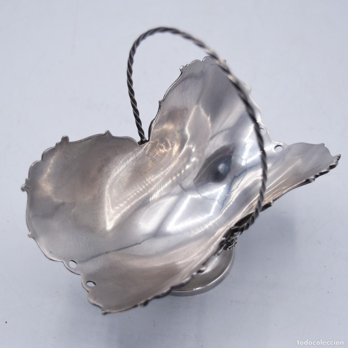 Antig&uuml;edades: Cesta bombonera de plata .925 &rdquo;Camusso&rdquo; - Foto 7