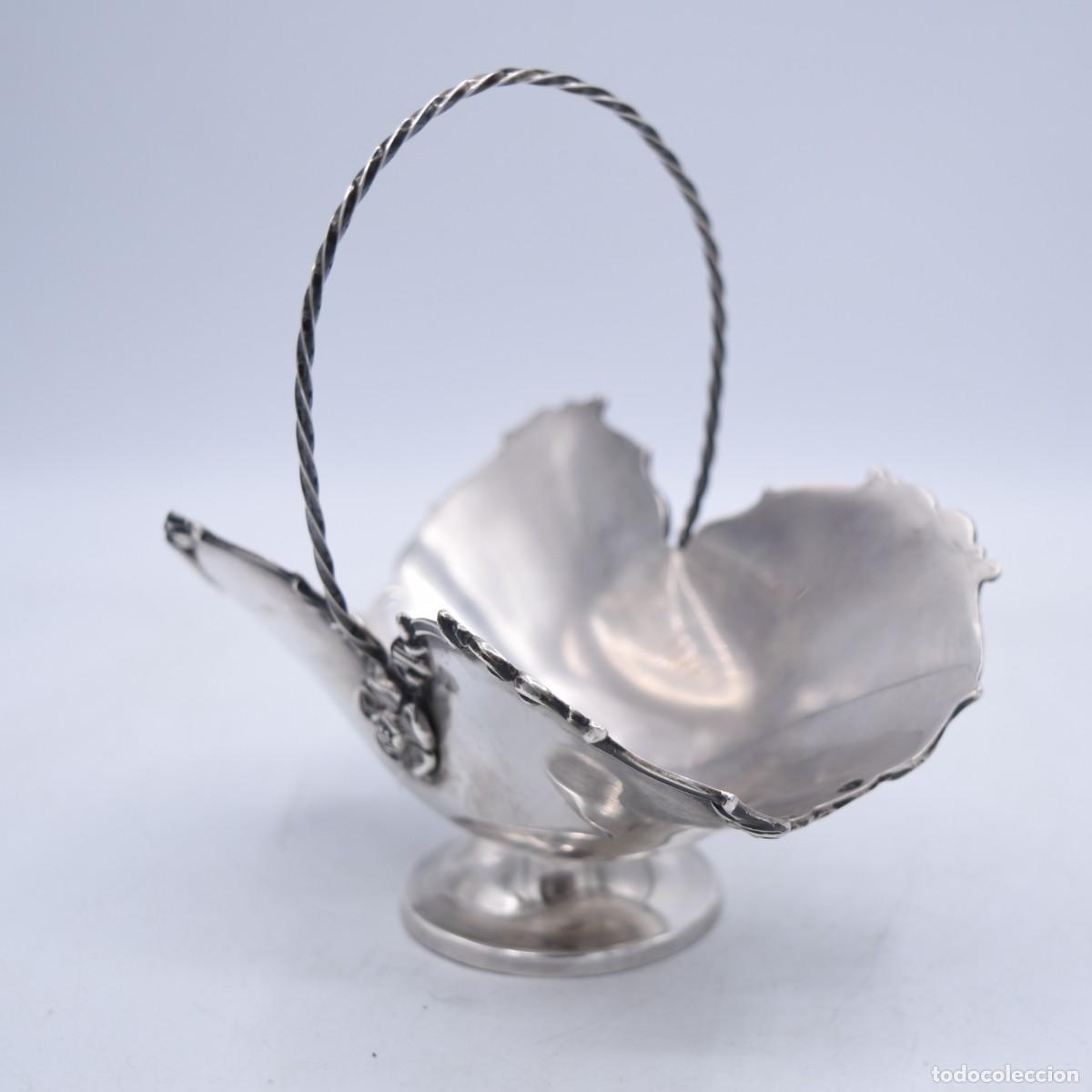 Antig&uuml;edades: Cesta bombonera de plata .925 &rdquo;Camusso&rdquo; - Foto 8
