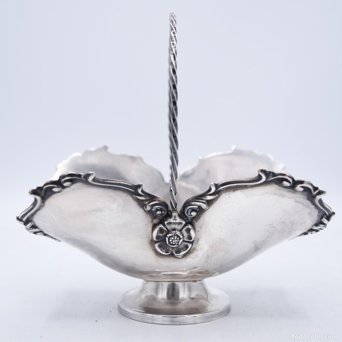 Antig&uuml;edades: Cesta bombonera de plata .925 &rdquo;Camusso&rdquo; - Foto 9