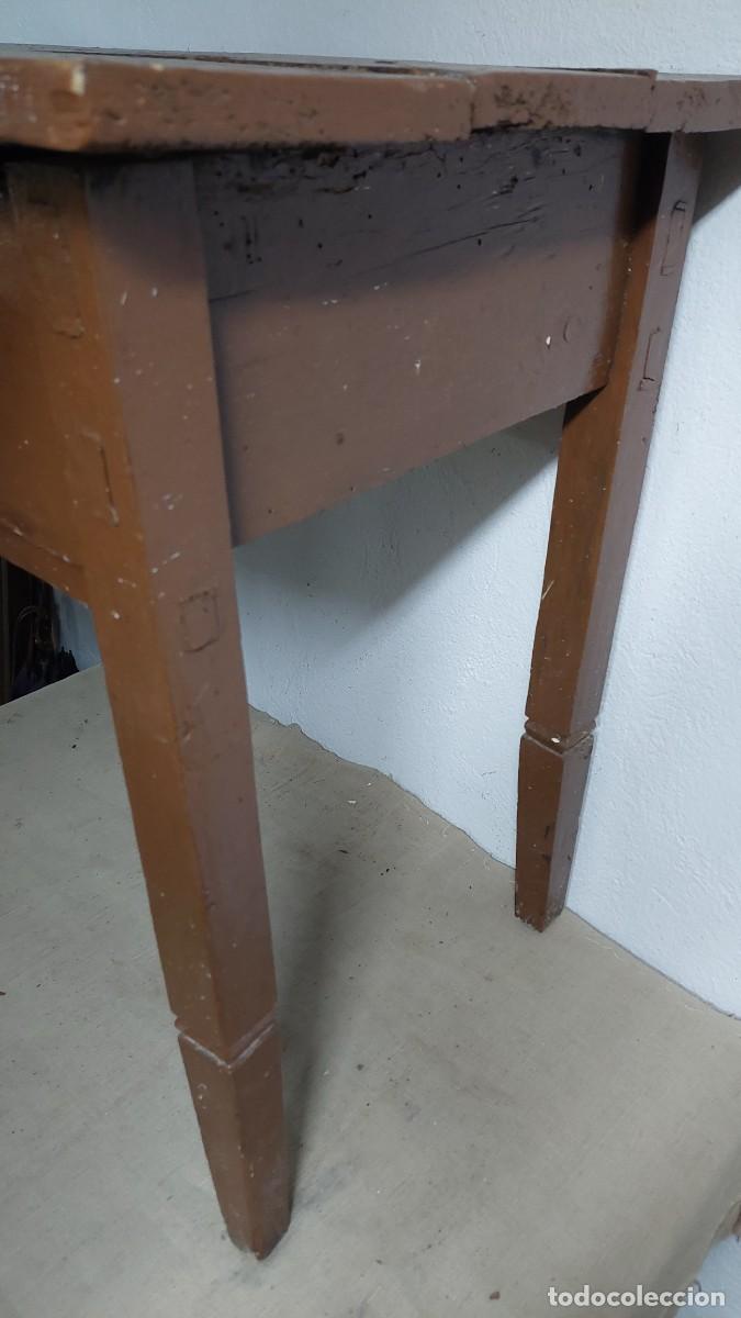 Antig&uuml;edades: Antigua mesa tocinera de madera cocina - Foto 5