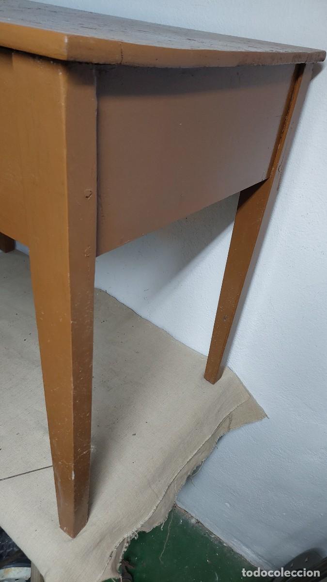 Antig&uuml;edades: Antigua mesa tocinera de madera cocina - Foto 4