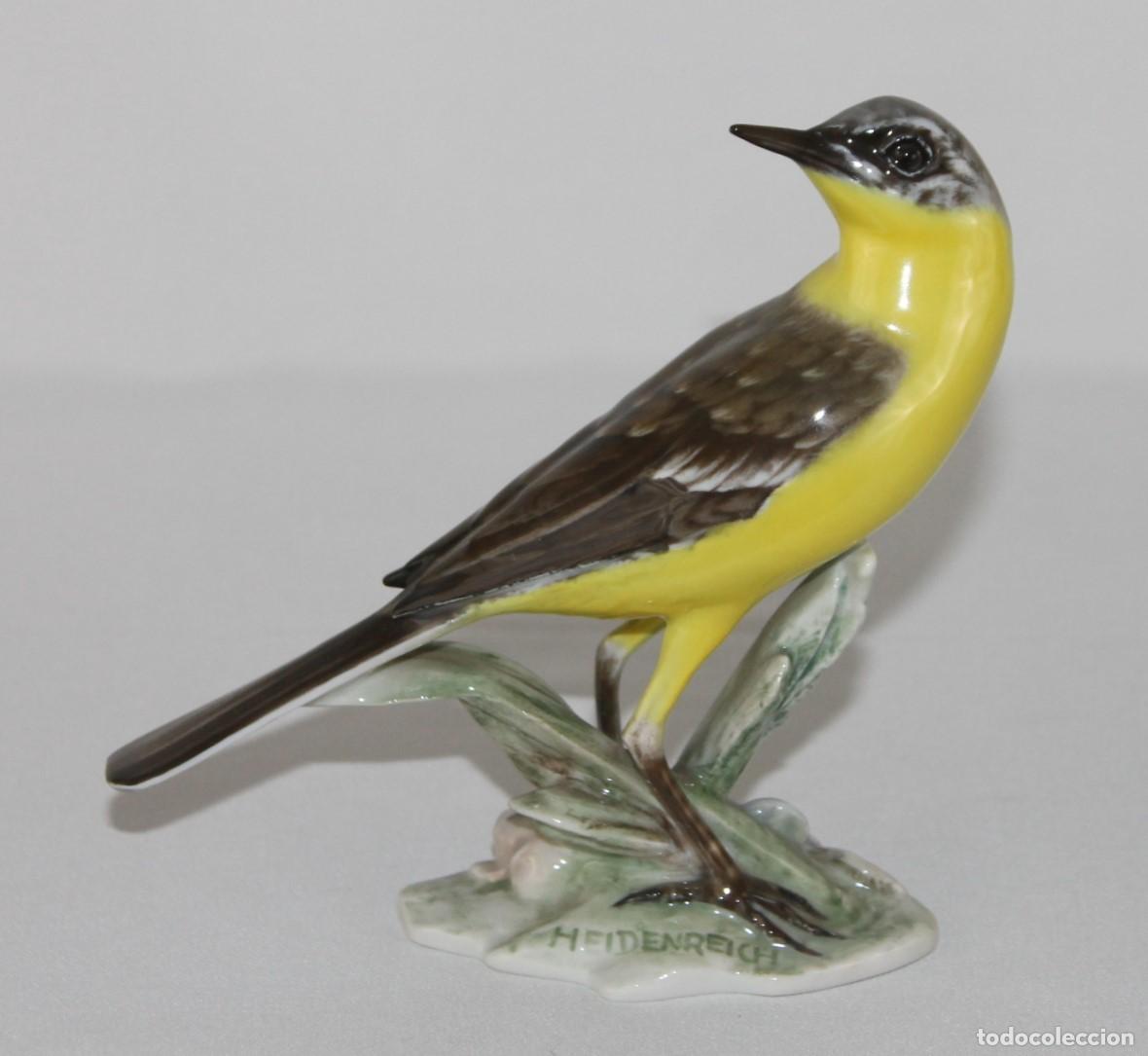 Antig&uuml;edades: P&aacute;jaro de porcelana Rosenthal. Fritz Heidenreich (1895-1966). Firmado y numerado