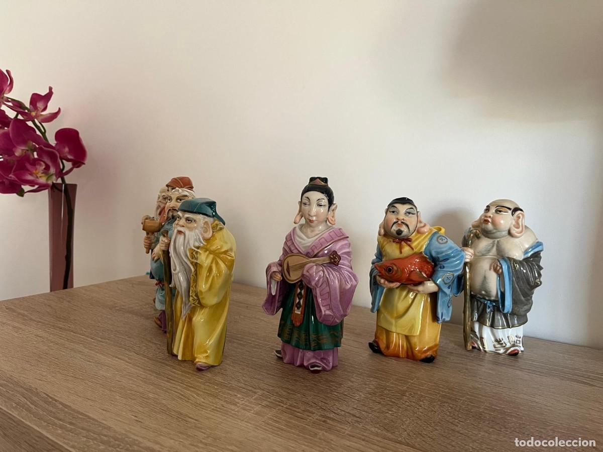 Antig&uuml;edades: Algora 7 dioses japoneses. Chinos. Sabios - Foto 3