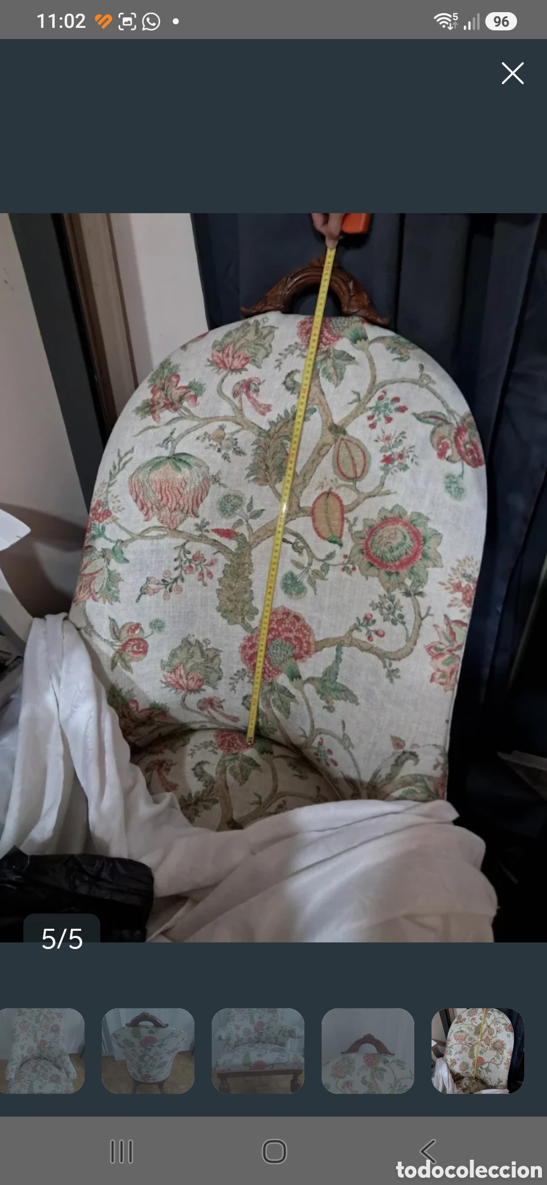 Antig&uuml;edades: Sill&oacute;n estilo Isabelino - Foto 5