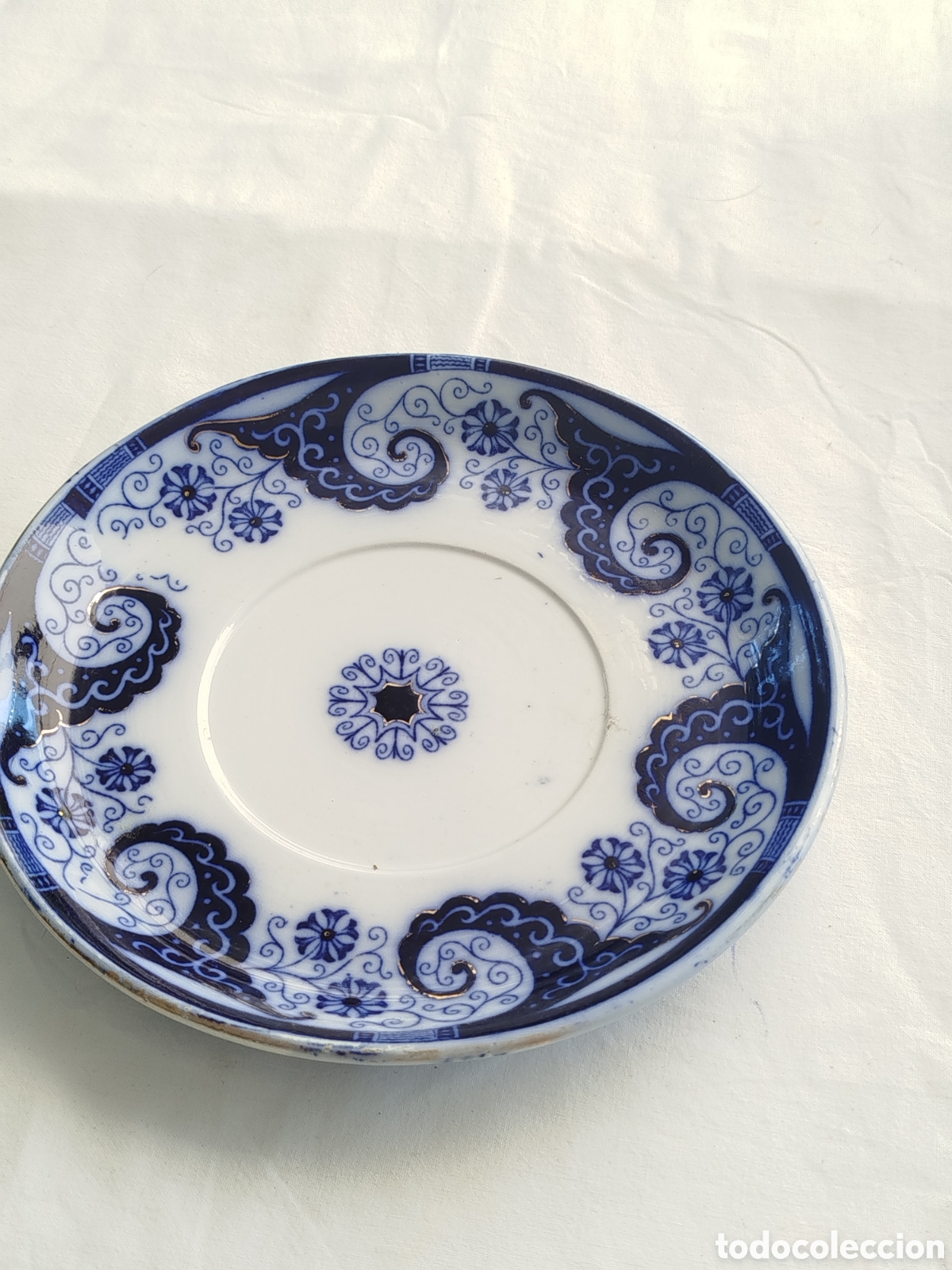 Antig&uuml;edades: Plato de SARREGUEMINES - Foto 2