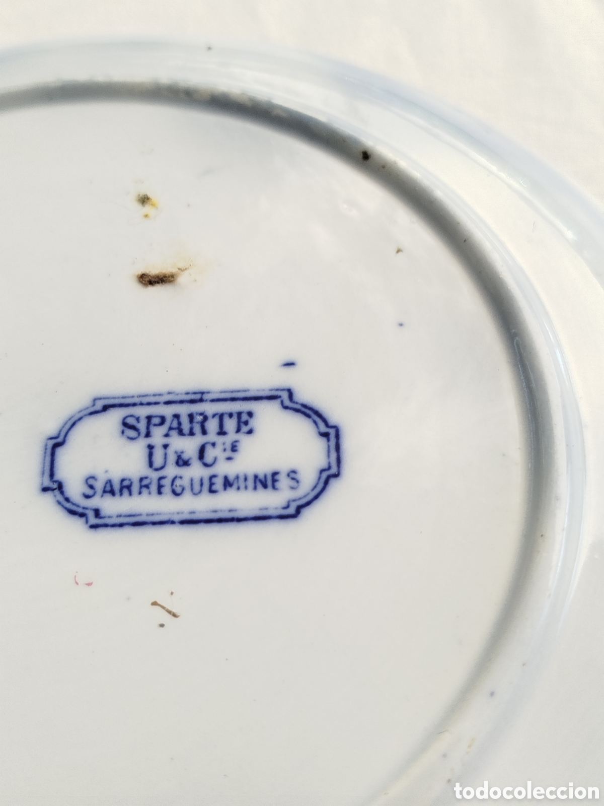 Antig&uuml;edades: Plato de SARREGUEMINES - Foto 5
