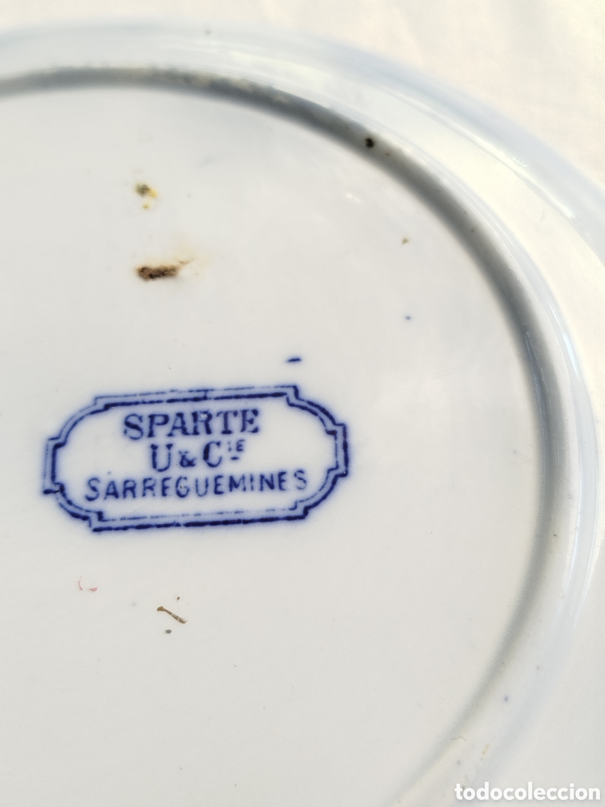 Antig&uuml;edades: Plato de SARREGUEMINES - Foto 6