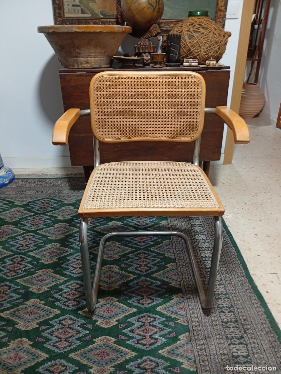 Antig&uuml;edades: Silla con brazos Cesca a&ntilde;os 70 - Foto 2