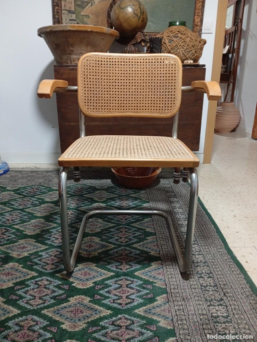 Antig&uuml;edades: Silla con brazos Cesca a&ntilde;os 70 - Foto 3