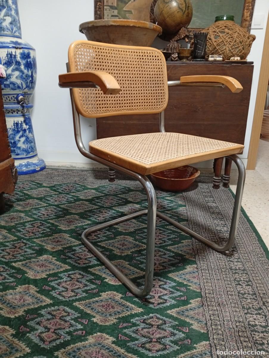 Antig&uuml;edades: Silla con brazos Cesca a&ntilde;os 70 - Foto 4