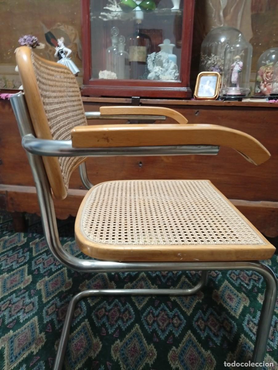 Antig&uuml;edades: Silla con brazos Cesca a&ntilde;os 70 - Foto 11