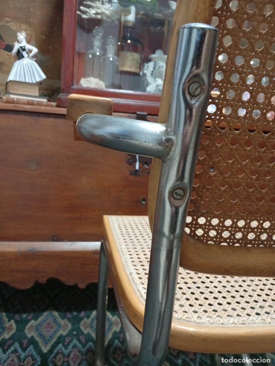 Antig&uuml;edades: Silla con brazos Cesca a&ntilde;os 70 - Foto 13