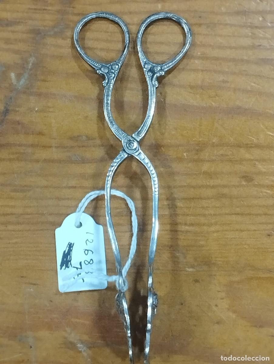 Antig&uuml;edades: PINZAS PARA PASTELERIA EN PLATA. LONGITUD: 14 CMS.