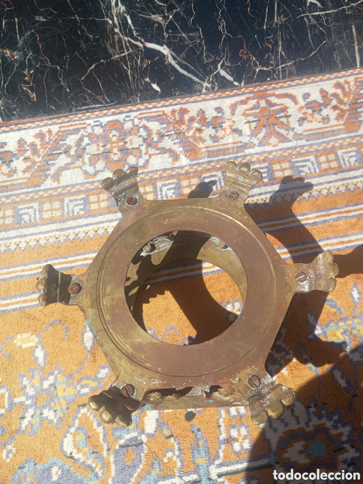 Antig&uuml;edades: Paena base bronce hombres - Foto 7